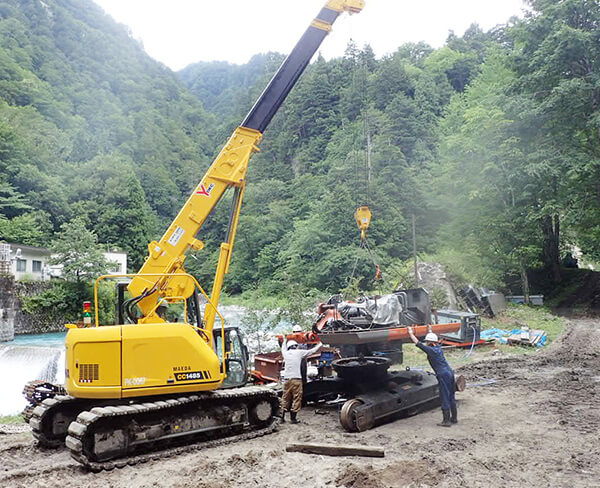 建機・産業車輌の分解・組立