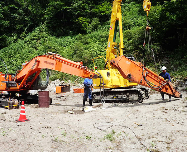 建機・産業車輌の分解・組立